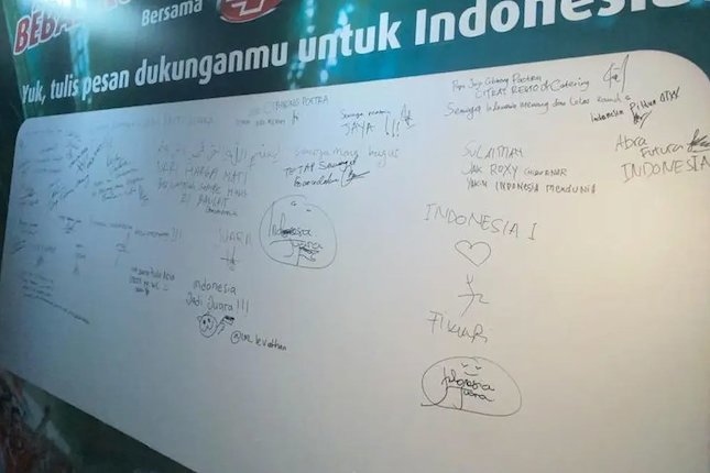 Berbagai Pesan Dukungan