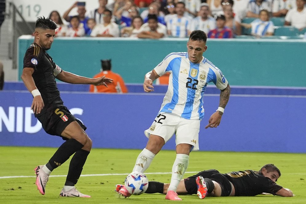 Man of the Match Argentina vs Peru: Lautaro Martinez