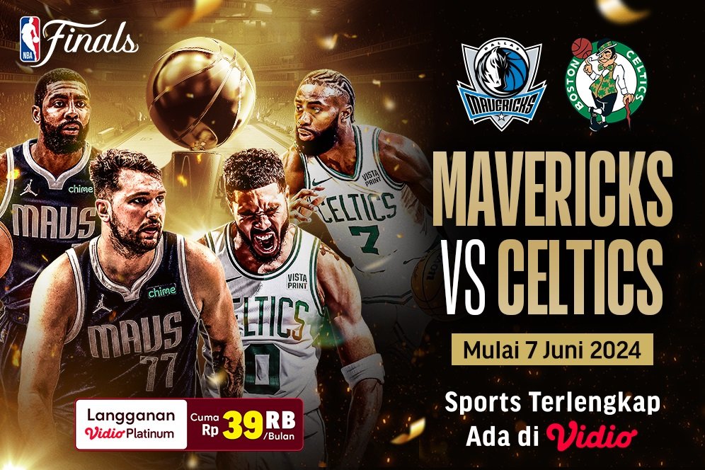 Link Siaran Langsung NBA Final: Boston Celtics Vs Dallas Mavericks di Vidio Link Siaran Langsung NBA Final: Boston Celtics Vs Dallas Mavericks di Vidio