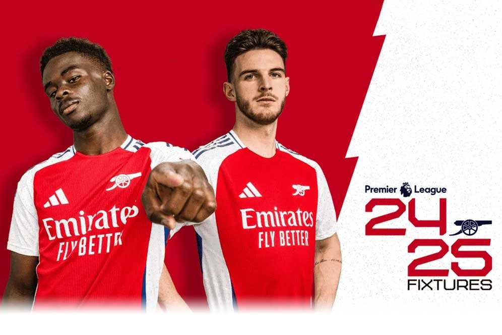 Jadwal Lengkap Arsenal di Premier League 2024/2025