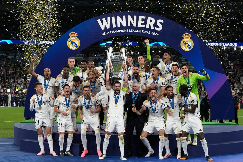 Selamat! Real Madrid Juara Liga Champions 2023/2024, Trofi ke-15 alias La Decimoquinta