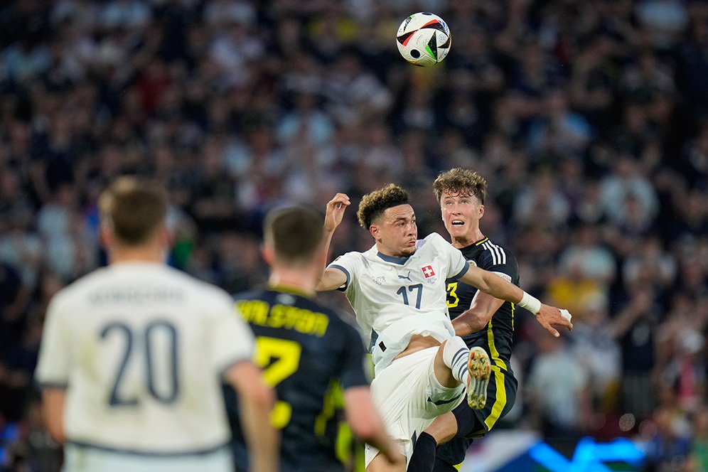 Hasil Euro 2024 Skotlandia vs Swiss: Skor 1-1