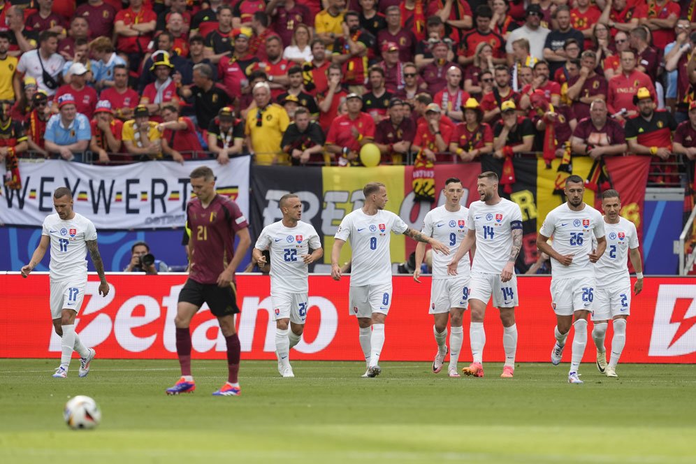 Hasil Euro 2024 Belgia vs Slovakia: Skor 0-1