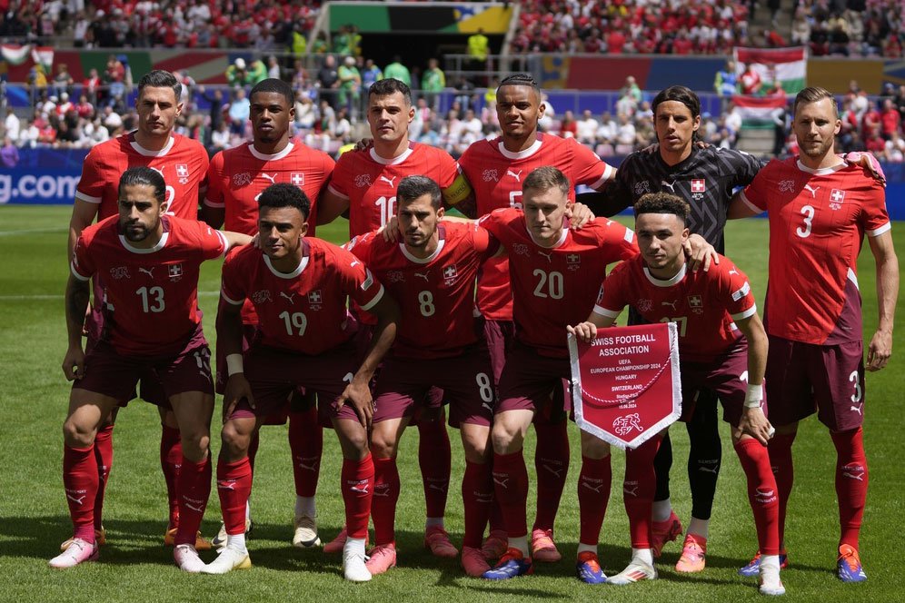 Daftar Lengkap Skuad Timnas Swiss di Euro 2024