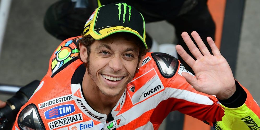 Valentino Rossi saat membela Ducati Team di MotoGP 2012. (c) Ducati Corse