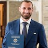 Giorgio Chiellini kini Bergelar Magister Administrasi Bisnis