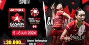 Jadwal dan Siaran Langsung Canada Open 2024 di Vidio, 5-8 Juli 2024