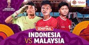 Link Live Streaming AFF U-19: Indonesia Vs Malaysia di Vidio
