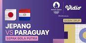 Link Live Streaming Jepang vs Paraguay - Sepak Bola Olimpiade Paris 2024 di Vidio