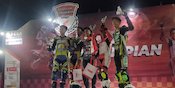 Pertegas Jagoan Balapan Malam, Pembalap 14 Tahun Jadi Raja Honda Dream Racing 2024 Kelas Rookie di Sirkuit Ratona