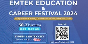 Daftar Emtek Education & Career Festival 2024 Sekarang, Temukan Pilihan Pendidikan dan Karier Impianmu Daftar Emtek Education & Career Festival 2024 Sekarang, Temukan Pilihan Pendidikan dan Karier Impianmu