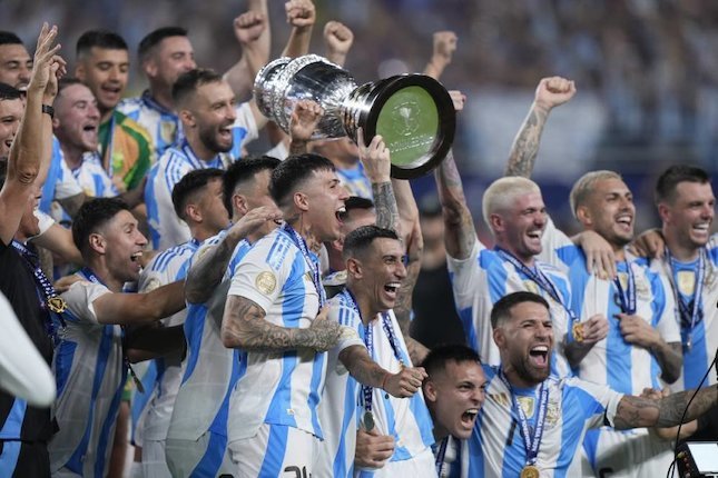 Argentina Rayakan Juara Copa America 2024