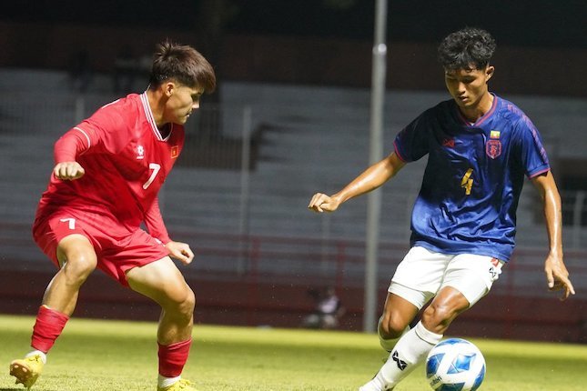 Duel Timnas Vietnam U-19 vs Myanmar U-19 di pertandingan pertama grup B Piala AFF U-19 2024 (c) Dok. PSSI