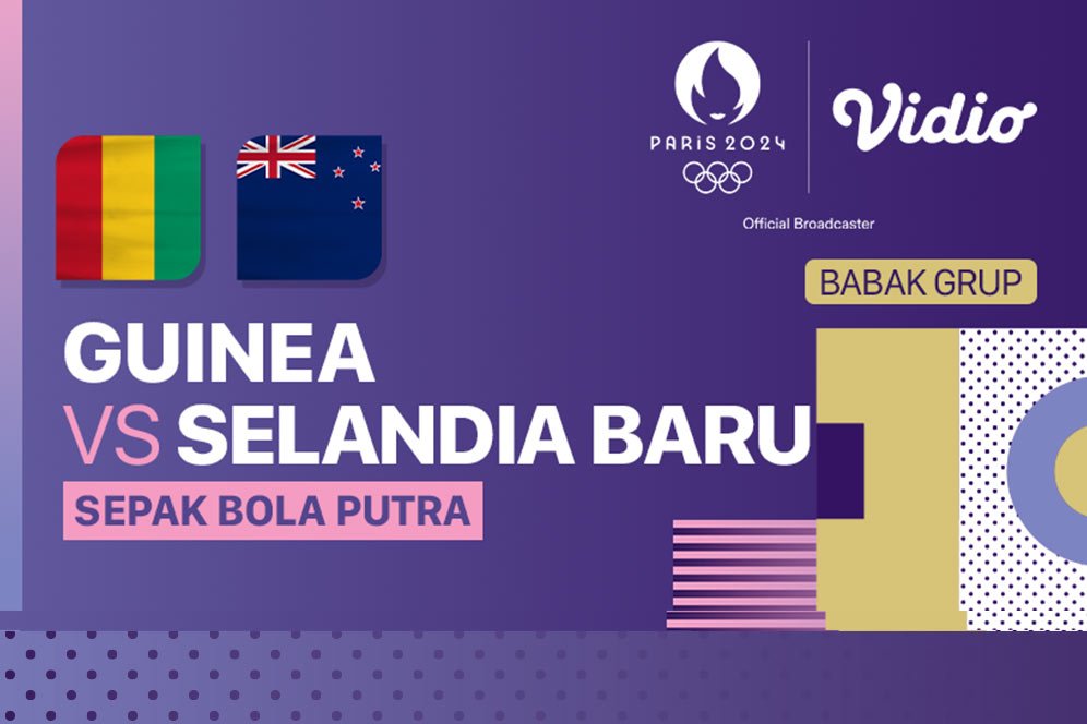 Link Live Streaming Guinea vs Selandia Baru - Sepak Bola Olimpiade Paris 2024 di Vidio Link Live Streaming Guinea vs Selandia Baru - Sepak Bola Olimpiade Paris 2024 di Vidio