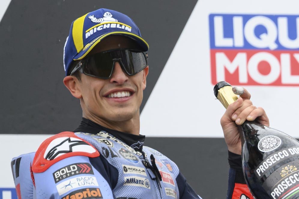 MotoGP Aragon 2024: Marc Marquez Pertama Kali Menangi Sprint, Pecco Bagnaia Loyo