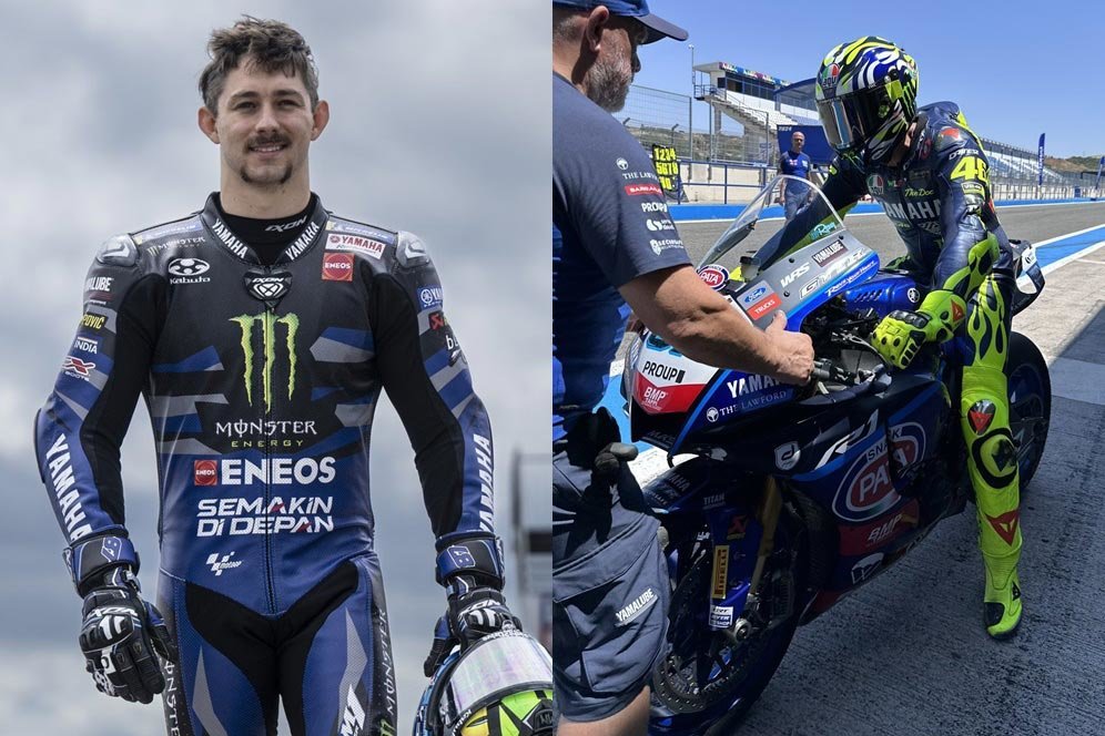 Remy Gardner Hampir Nangis Valentino Rossi Kendarai Motornya di WorldSBK: Motor Saya Disentuh Dewa!