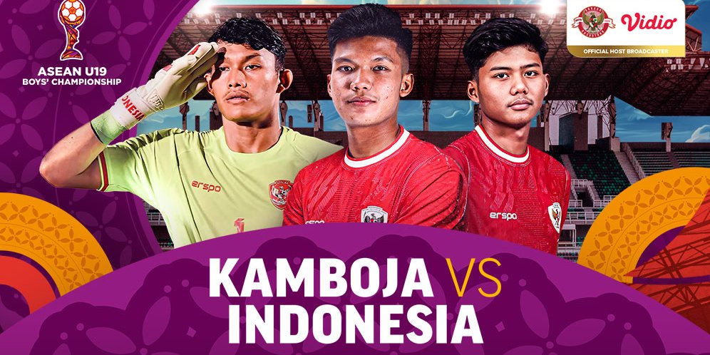 Link Siaran Langsung Piala AFF U-19: Kamboja Vs Indonesia di Vidio