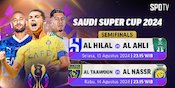 Link siaran langsung Semifinal Saudi Super Cup 2024 di Vidio Link siaran langsung Semifinal Saudi Super Cup 2024 di Vidio