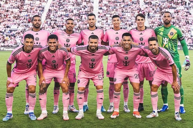 Starting XI Inter Miami saat melawan Cincinnati di MLS, 25 Agustus 2024 (c) Instagram/intermiamicf