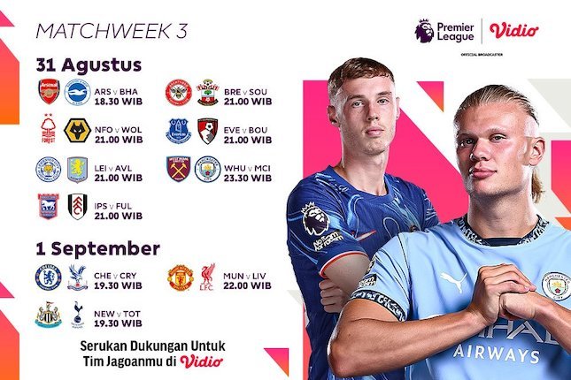 Nonton Liga Inggris di Vidio