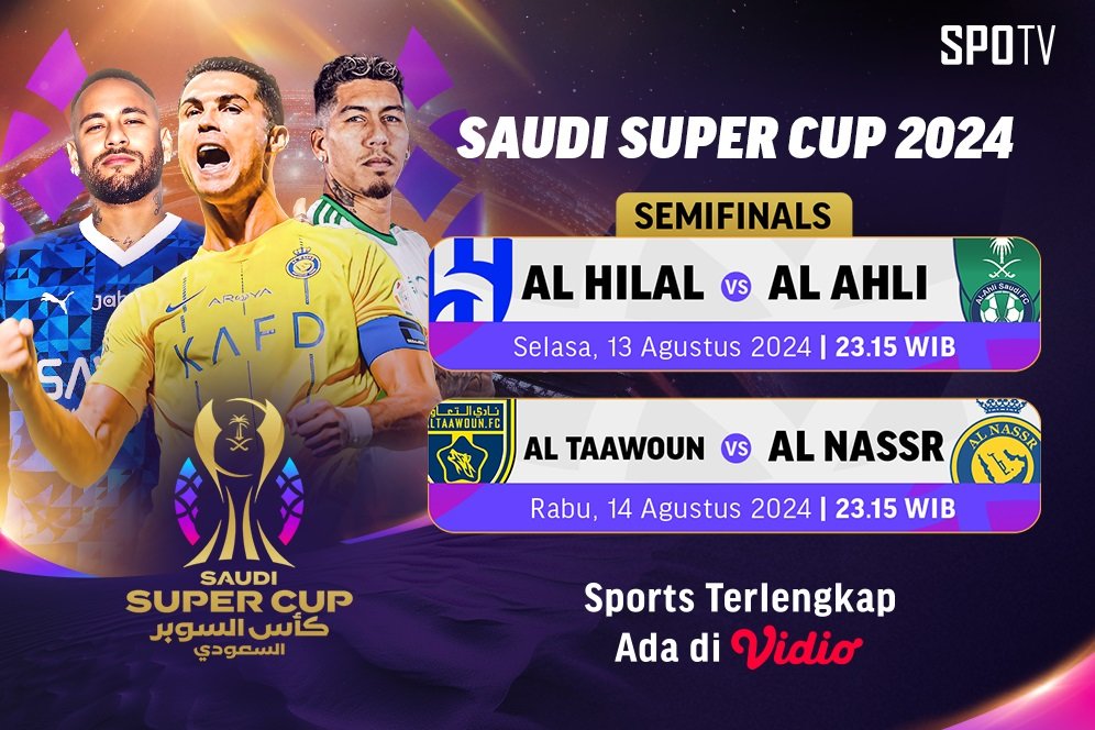 Link siaran langsung Semifinal Saudi Super Cup 2024 di Vidio