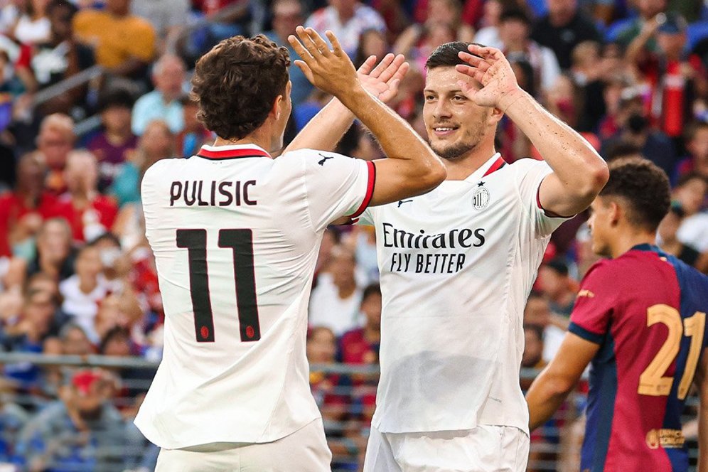 Hasil Barcelona vs AC Milan: Lewandowski dan Pulisic Gacor, Blaugrana dan Rossoneri Imbang 2-2