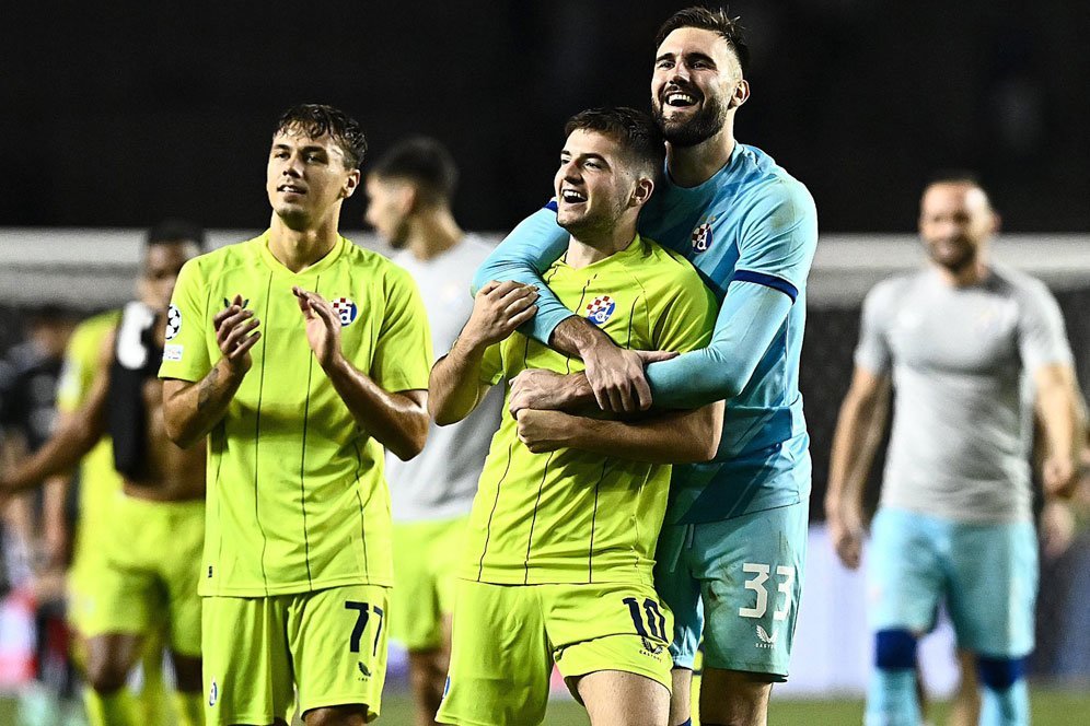 Hasil Play-off Liga Champions Hari Ini: Dinamo Zagreb dan Lille Lolos ke Babak Utama
