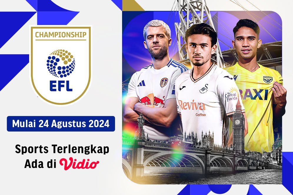 Saksikan Siaran Langsung EFL Championship 2024/25 di Vidio Saksikan Siaran Langsung EFL Championship 2024/25 di Vidio