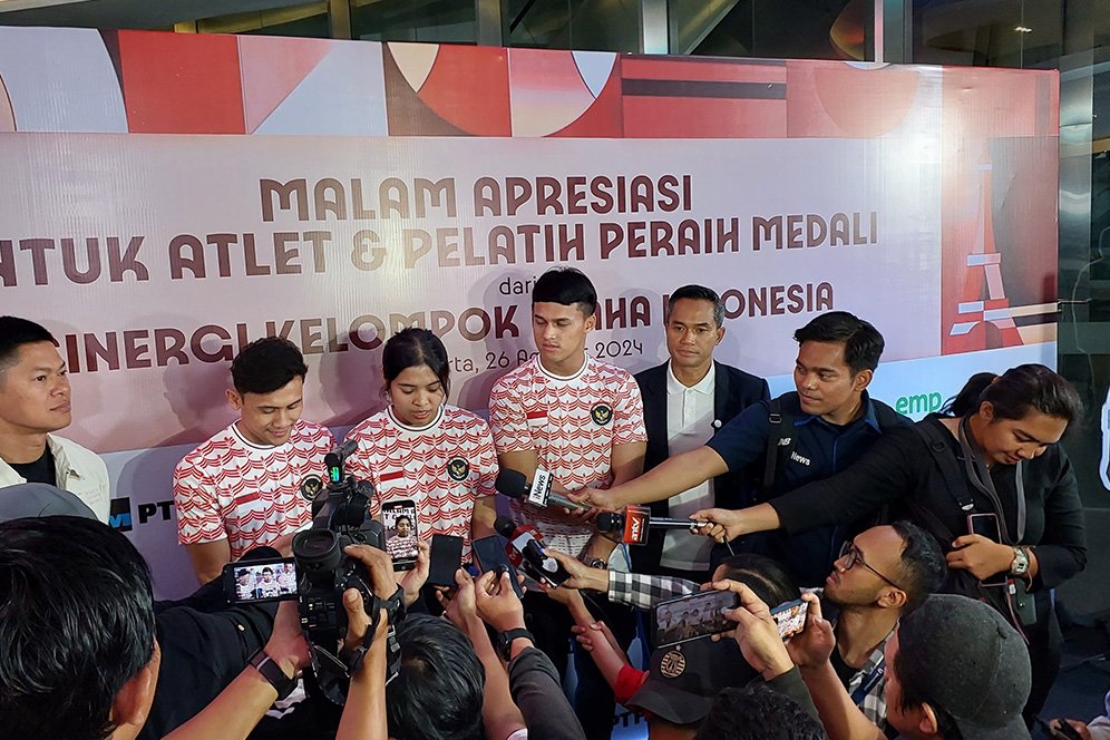 Undang Atlet dan Pelatih Peraih Medali Olimpiade Paris 2024, CdM Anindya Bakrie Berikan Apresiasi