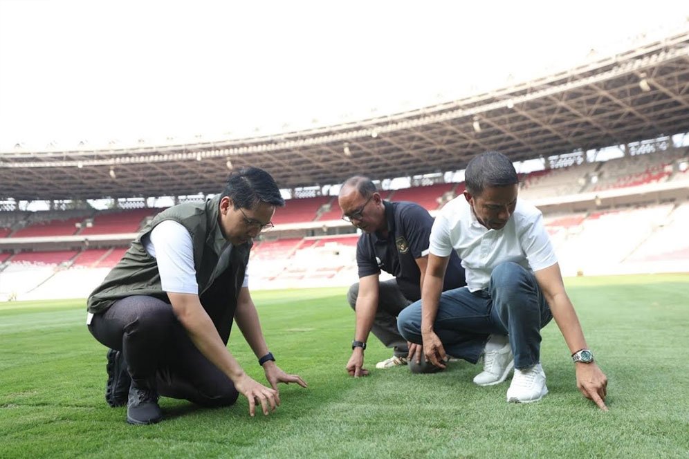 Yunus Nusi usai Cek Rumput SUGBK jelang Timnas Indonesia vs Australia: Di Media Sosial Banyak Berita Tidak Sesuai Fakta