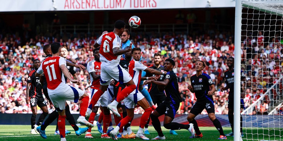 Hasil Emirates Cup 2024: Arsenal Libas Lyon 2-0