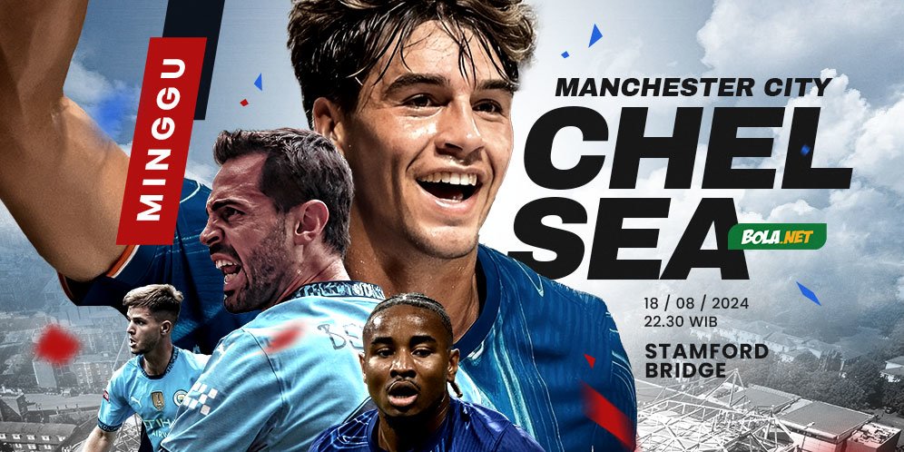 Link Live Streaming Chelsea vs Manchester City - Premier League