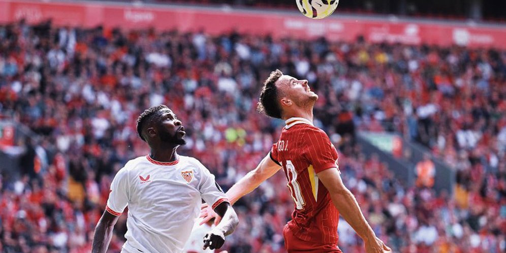 Hasil Laga Pramusim: Jota dan Diaz Nyekor, Liverpool Bantai Sevilla 4-1