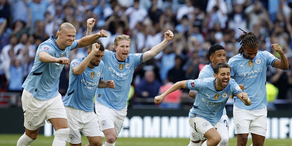 Manchester City, 82,2 Persen Juara Premier League 2024/2025!