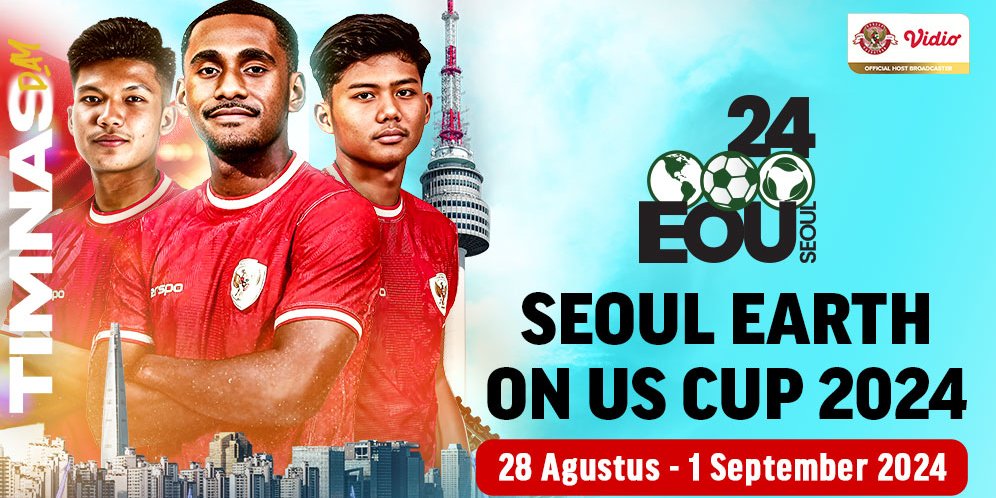 Link Live Streaming Seoul Earth on Us Cup di Vidio, Indonesia Jumpa Argentina