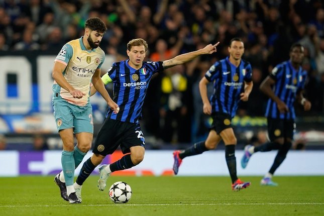 Inter Selevel dengan Man City