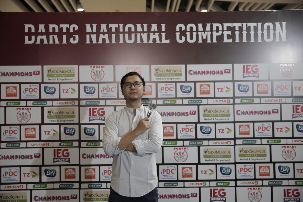 Lourdy Yosowidagdo, Komentator Jagoan di Darts National Competition Series 05 Lourdy Yosowidagdo, Komentator Jagoan di Darts National Competition Series 05