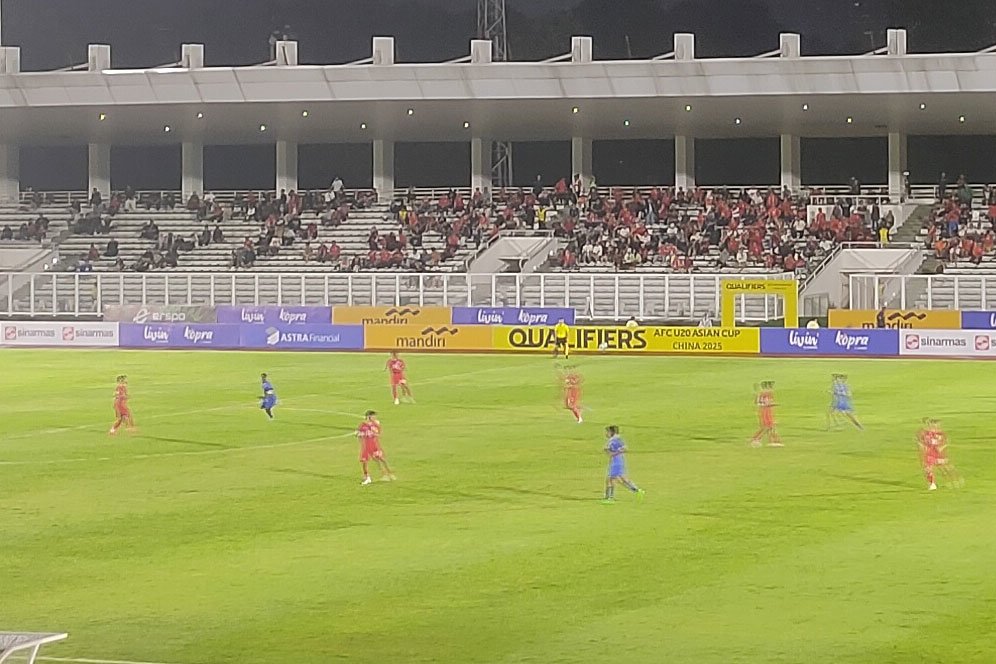 Timnas Indonesia U-20 Vs Maladewa di Stadion Madya Kurang Ramai, Dukungan dan Nyanyian Minim Terdengar Timnas Indonesia U-20 Vs Maladewa di Stadion Madya Kurang Ramai, Dukungan dan Nyanyian Minim Terdengar