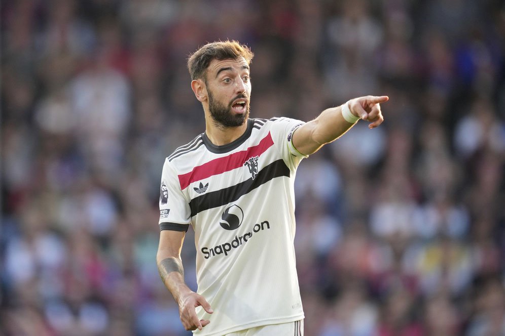 Rapor Pemain MU di Kandang Crystal Palace: Andre Onana 8, Bruno Fernandes 4