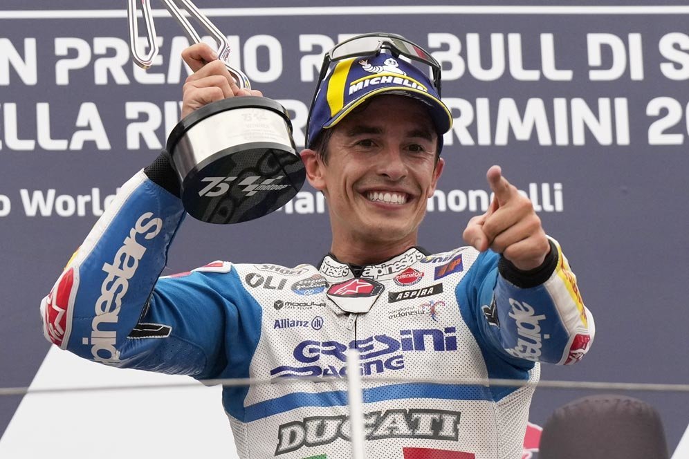 Ikuti Strategi 'Warlok' Jadi Tips Jitu Marc Marquez Menangi MotoGP San Marino 2024