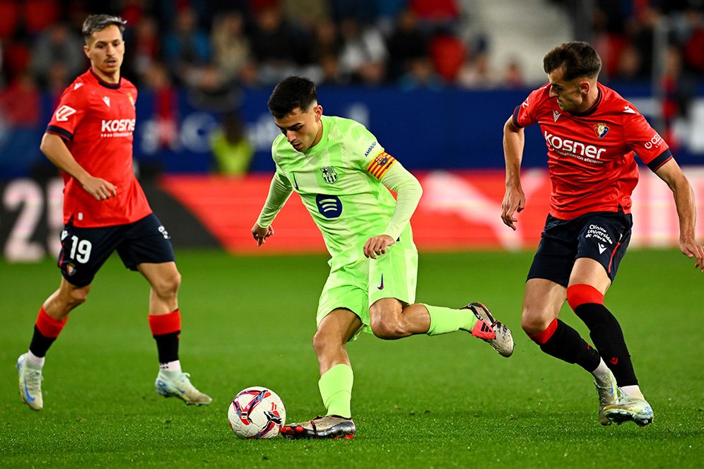 Hasil Osasuna vs Barcelona: Skor 4-2