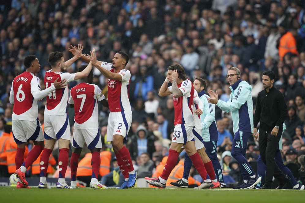 Arsenal Tahan Imbang Man City Dengan 10 Pemain Saja, Banggalah Gaes!