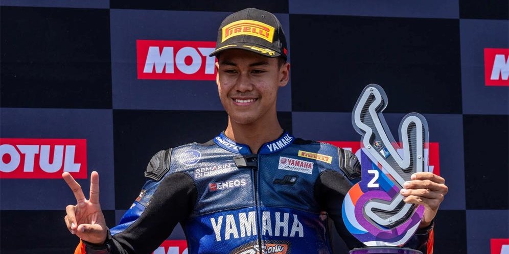 Aldi Satya Mahendra Bisa Sabet Gelar WorldSSP300 2024, Pesan Yamaha Indonesia: Tetap Fokus, Ya!