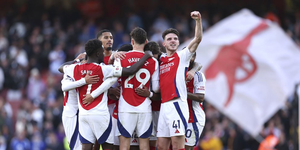 Rapor Pemain Arsenal saat Gulung Leicester: Lini Depan Ganas!