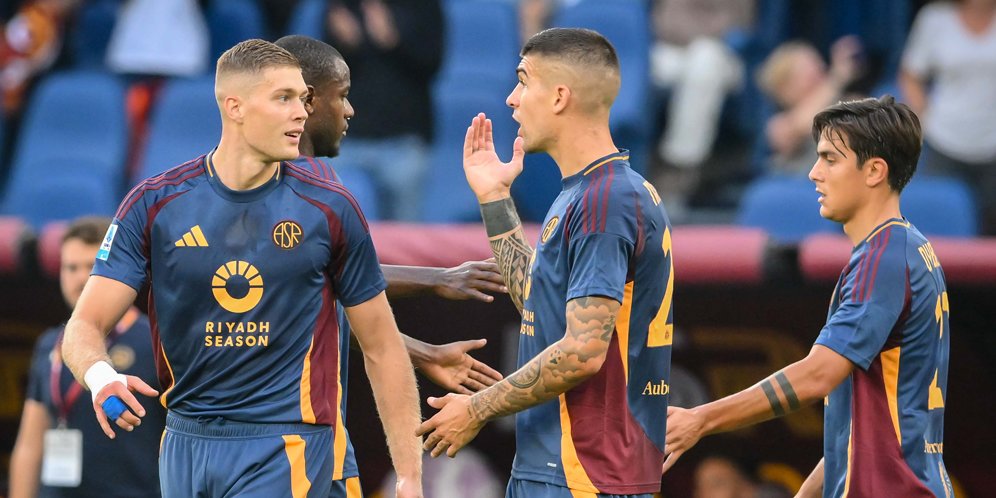 Hasil AS Roma vs Udinese: Skor 3-0