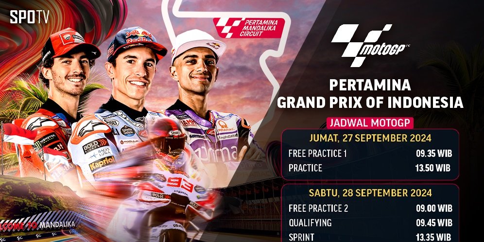 Siaran Langsung MotoGP Indonesia Grand Prix di Vidio Pekan Ini