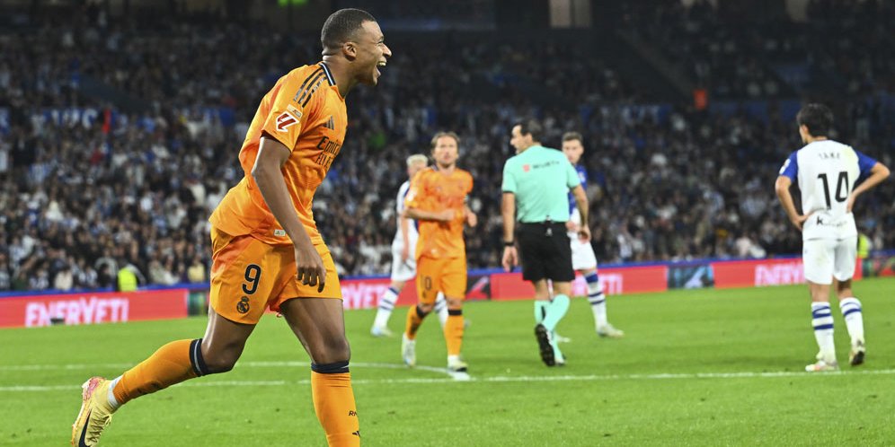 Man of the Match Real Sociedad vs Real Madrid: Kylian Mbappe