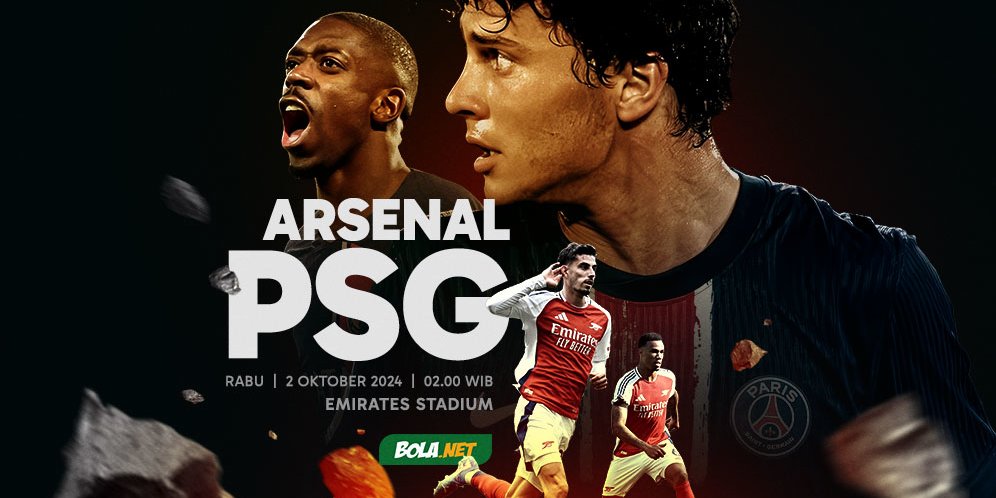 Prediksi Arsenal vs PSG 2 Oktober 2024