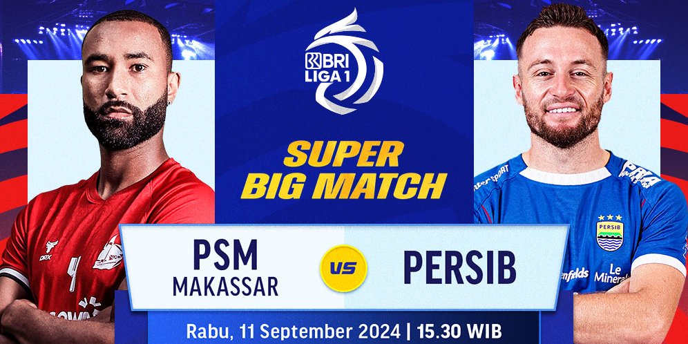 Link Live Streaming PSM Makassar Vs Persib Bandung di Vidio Pekan Ini