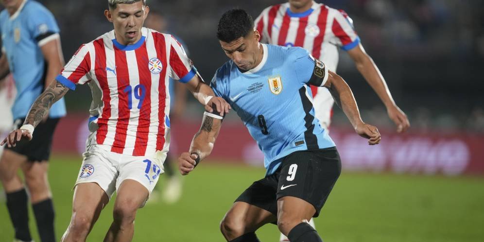 Hasil Uruguay vs Paraguay: Skor 0-0